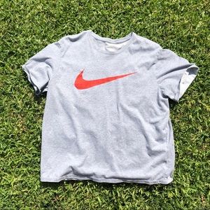 Nike Gray/Red T Shirt